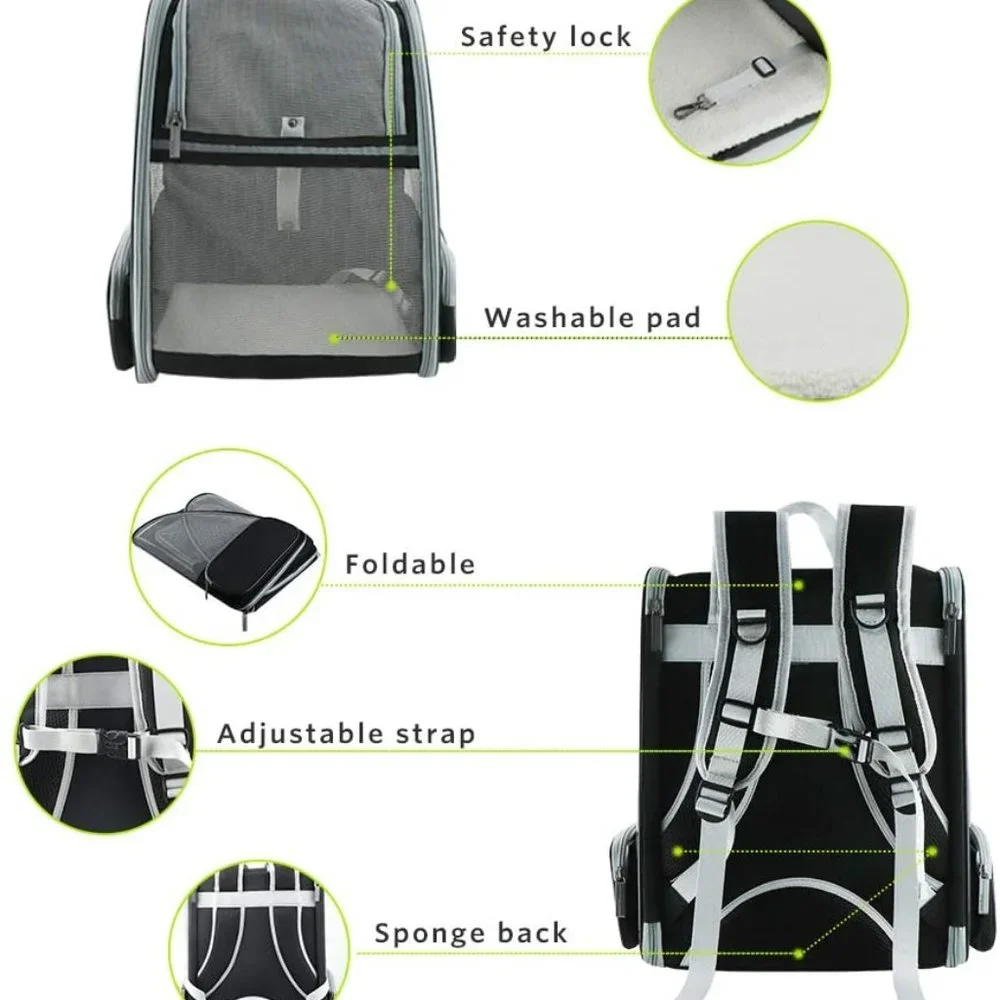 Two fully ventilated small animal pet carrier - His and Hers (Set)